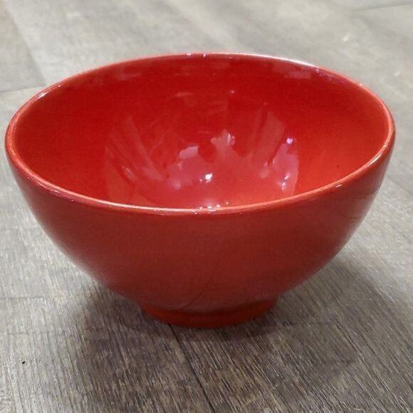 Waechtersbach Germany Red Bowl Ceramic Dish Soup Cereal 5¾" - Picture 4 of 10